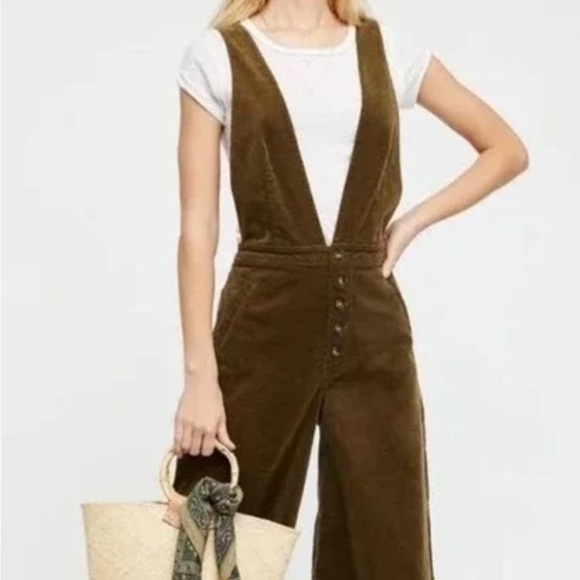 🔥We The Free Women's Black Wide-Leg overalls🔥 - Picture 1 of 6